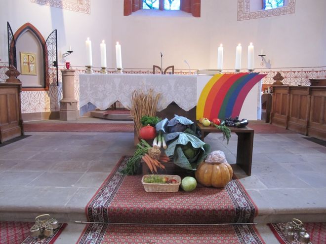 Erntedankfest 2012 in Fritzlar, Ursulinenkirche